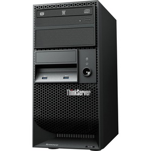 Lenovo ThinkServer TS150 70UCS00C00 Tower Server - 1 x Intel Xeon E3-1280 v6 3.90 GHz - 64 GB RAM - 2 TB HDD - (2 x 1TB) HDD Configuration - 960 GB SSD - (2 x 480GB) SSD Configuration - Serial Attached SCSI (SAS), Serial ATA Controller