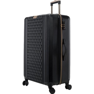 Sandy Lisa St. Tropez Travel/Luggage Case (Roller) Travel Essential - Black, Gold