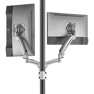 Chief Kontour K1P220SXRH Pole Mount for Monitor, All-in-One Computer - Silver - TAA Compliant