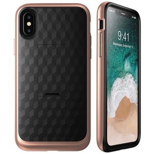 i-Blason Transformer Carrying Case (Holster) Apple iPhone X Smartphone - Rose Gold