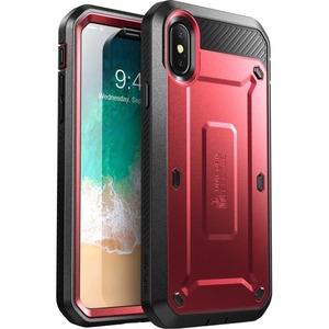 i-Blason Unicorn Beetle Pro Carrying Case (Holster) Apple iPhone X Smartphone - Red