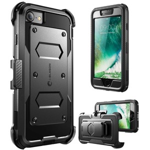 i-Blason Armorbox Carrying Case (Holster) Apple iPhone 8 Smartphone - Black