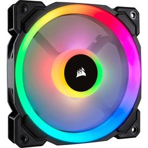 Corsair LL120 RGB 120mm Dual Light Loop RGB LED PWM Fan Single Pack - 1 Pack