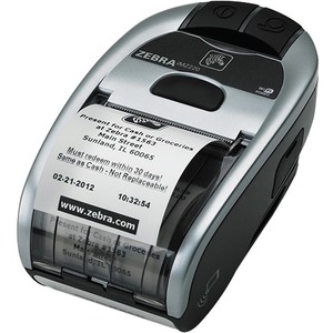 Zebra IMZ220 Direct Thermal Printer - Monochrome - Portable - Label/Receipt Print - Ethernet - USB - Bluetooth