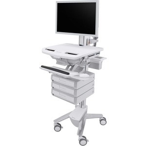 Ergotron StyleView Cart with HD Pivot, 3 Drawers (1x3)