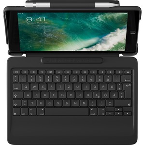 Logitech Slim Combo Keyboard/Cover Case for 26.7 cm (10.5") Apple iPad Pro Tablet - Black