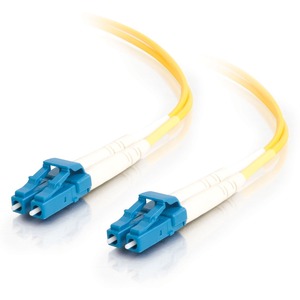 Legrand 2m LC-LC 9/125 OS2 Duplex Single-Mode PVC Fiber Optic Cable - Yellow