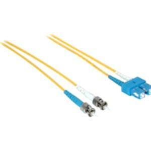 C2G-3m SC-ST 9/125 OS1 Duplex Singlemode PVC Fiber Optic Cable - Yellow