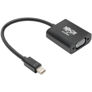 Tripp Lite Mini DisplayPort 1.2 to VGA Adapter Active 1080p Black mDP to VGA 6in