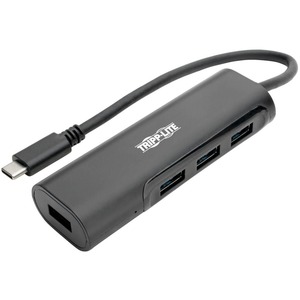 Tripp Lite USB C Hub 4-Port w/ 4x USB-A Portable Compact USB Type C, USB-C USB Type C