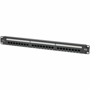 Tripp Lite Cat5 / Cat5e PoE Patch Panel 24-Port 110 568A/B RJ45 1URM TAA