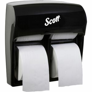 White Solaris Paper® LoCor® Top-Down Wall-Mount Bath Tissue Dispenser 