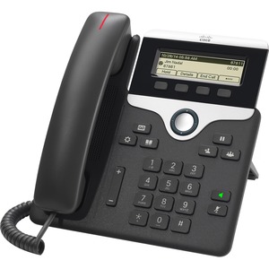 Cisco 7811 IP Phone - Refurbished - Corded - Corded - Wall Mountable, Desktop - Charcoal