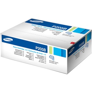 Samsung MLT-P205B Laser Toner Cartridge - Twin-pack - Black - 2 / Pack