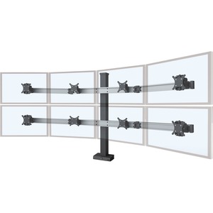 Ergotech Bild Bild 2 over 2 Desk Mount for Flat Panel Display - TAA Compliant