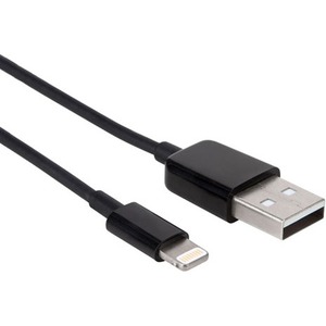 Axiom Lightning to USB-A M/M Adapter Cable - Black 6ft