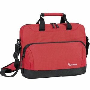 Bump Armor Carrying Case for 11.6" Notebook, Cord, Accessories, ID Card - Red