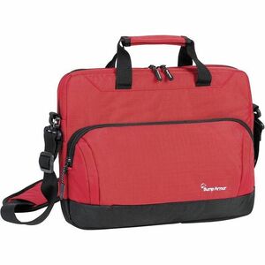 Bump Armor Carrying Case for 13" Notebook, ID Card, Accessories - Red