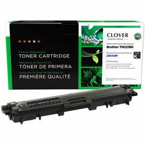 Clover Technologies Remanufactured Laser Toner Cartridge - Alternative for Brother TN221 - Black Pack