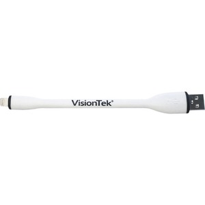 VisionTek Lightning to USB Flex Cable-White -901098