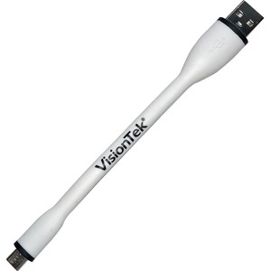 VisionTek Micro USB to USB Flex Cable-White -901100