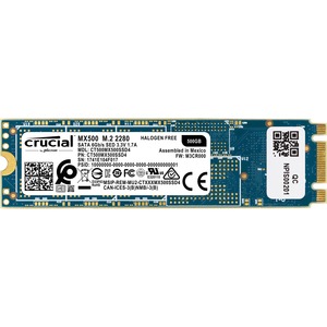 Crucial MX500 500 GB Solid State Drive - M.2 2280 Internal - SATA (SATA/600)