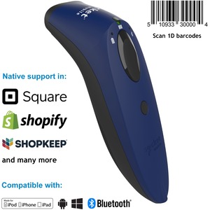 SocketScan® S730, 1D Laser Barcode Scanner, Blue, Blue