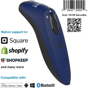 SocketScan® S740, 1D/2D Imager Barcode Scanner, Blue
