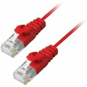 Comprehensive MicroFlex Pro AV/IT CAT6 Snagless Patch Cable Red 3ft