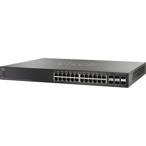 Cisco SG500X-24P 24P GB POE with 4Port 10GB Stackable Managed Switch