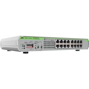 Allied Telesis 16-Port 10/100/1000T UnManaged Switch With Internal PSU