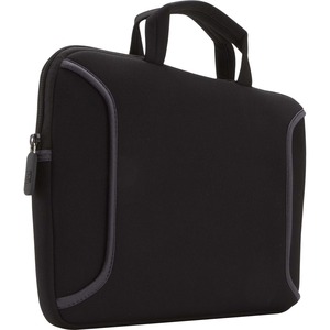 Case Logic LNEO-12 Carrying Case (Sleeve) for 12.1" Chromebook, Ultrabook, AC Adapter, Cord, Accessories, Notebook - Black