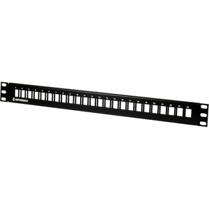 Ortronics TechChoice Flush Mount Flat Patch Panel Kit 24 Port unloaded