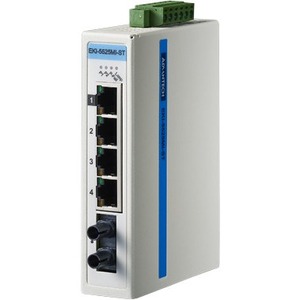 Advantech 4FE+1FE ST Multi-Mode Unmanaged Ethernet Switch, ATEX/C1D2/IECEx, -40~75?