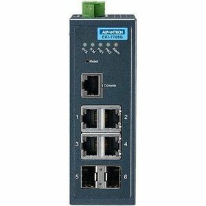 Advantech 4GE+2G SFP Managed Ethernet Switch