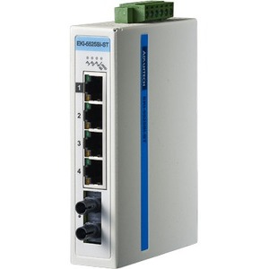 Advantech 4FE+1FE ST Single-Mode Unmanaged Ethernet Switch, ATEX/C1D2/IECEx, -40~75?