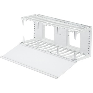 Panduit NetManager HC Horizontal Single Sided Manager, 4RU, White