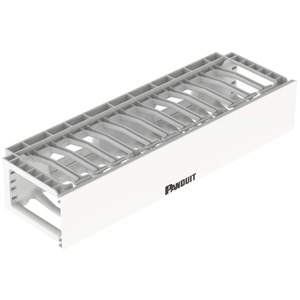 Panduit NetManager HC Horizontal Single Sided Manager, 2RU, White