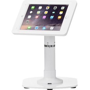 ArmorActive Pipeline Kiosk 12 in with Elite for iPad 9.7 in White with Baseplate