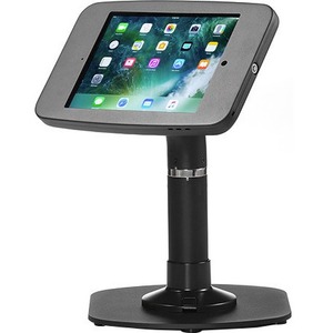 ArmorActive Pipeline Kiosk 12 in with FMJ for iPad 9.7 in Black with Baseplate