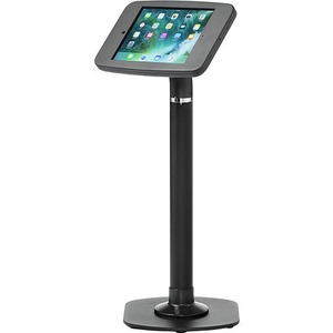 ArmorActive Pipeline Kiosk 24 in with FMJ for iPad 9.7 in Black with Baseplate