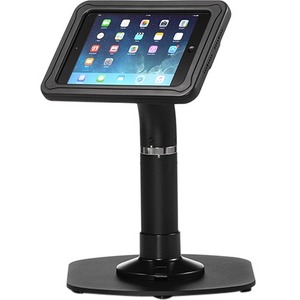 ArmorActive Pipeline Kiosk 12 in with Echo for iPad Mini 4 in Black with Baseplate