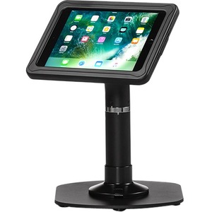 ArmorActive Pipeline Kiosk 12 in with Echo for iPad 9.7 in Black with Baseplate