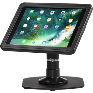 ArmorActive Pipeline Kiosk 8 in with Echo for iPad Pro 12.9 in Black with Baseplate