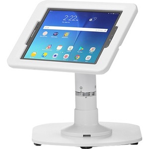 ArmorActive Pipeline Kiosk 8 in with Elite for Tab A 10.1 in White with Baseplate