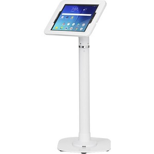 ArmorActive Pipeline Kiosk 24 in with Elite for Tab A 10.1 in White with Baseplate