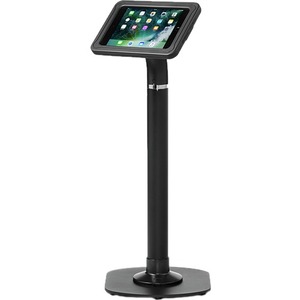 ArmorActive Pipeline Kiosk 24 in with Echo for iPad Mini 4 in Black with Baseplate