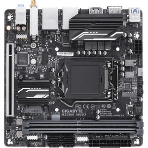 Gigabyte Ultra Durable H370N WIFI Desktop Motherboard - Intel H370 Chipset - Socket H4 LGA-1151 - Intel Optane Memory Ready - Mini ITX