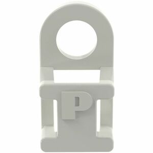 Panduit Super-Grip SGTA1S8-C Cable Tie Mount, Natural, PA 6.6, Screw, 0.8x0.37" , PK100