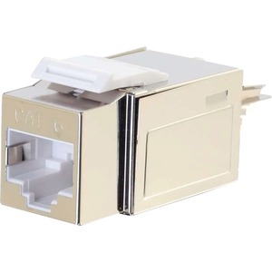 C2G 90° Cat6 RJ45 UTP Shielded Keystone Jack - Silver